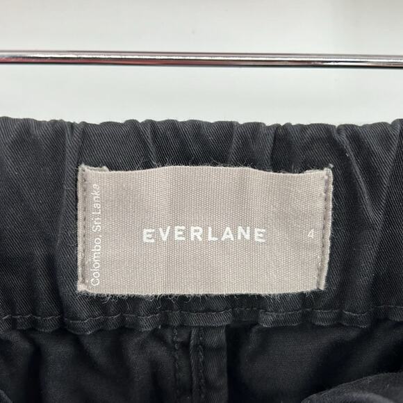 Everlane Women's High Rise Wide Leg Pull On Pants - Black - 4 - Picture 4 of 8